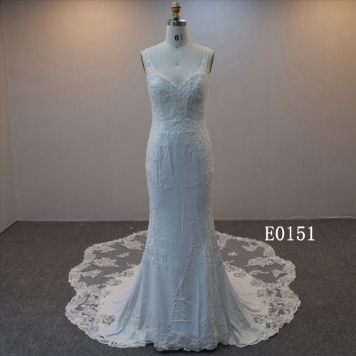 2022 Newest  Mermaid Dress With Beaded Wedding Dress For Women