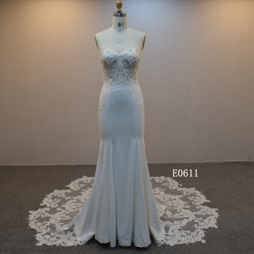 Sexy New Design Wedding Gown Backless Mermaid Bridal gown For Wholesale