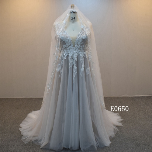 Wholesale  A Line Customized Plus Size  Wedding dress Evening Dress