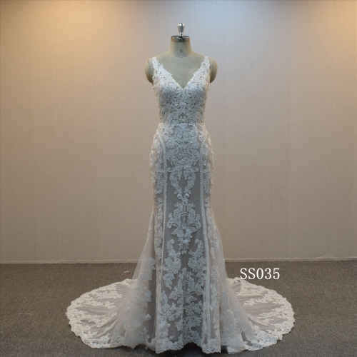 Fashionable Style Lace Mermaid Bridal Dress