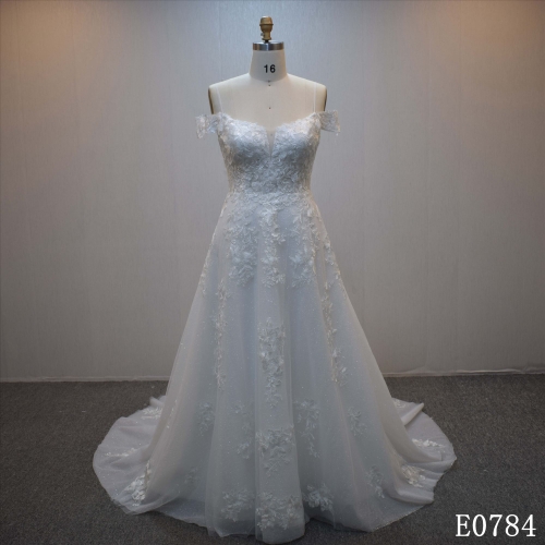 Hot Sell Off Shoulder Bridal Dress