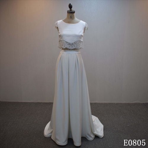 Fashionable Design Two Piece Bridal Dress