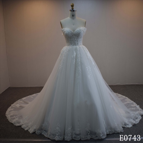 Cocktail Dress Off Shoulder Line Bridal Dress