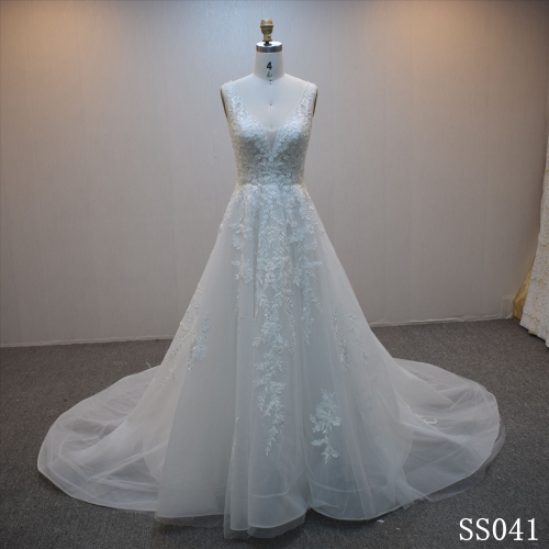 Latest Dress Backless Bridal Dress