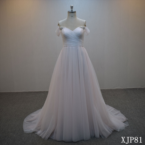 Plus Tulle A Line Bridal Dress