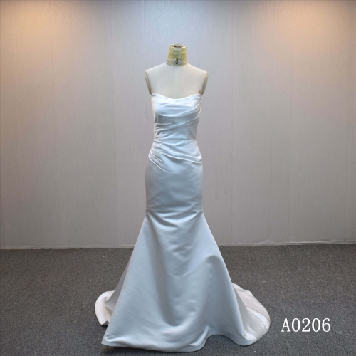 New design Mermaid bridal dress guangzhou factory made elegant Two piece set  bridal dress