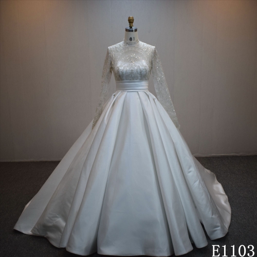 Lastest design Ball Gown bridal dress guangzhou factory made elegant bridal dress