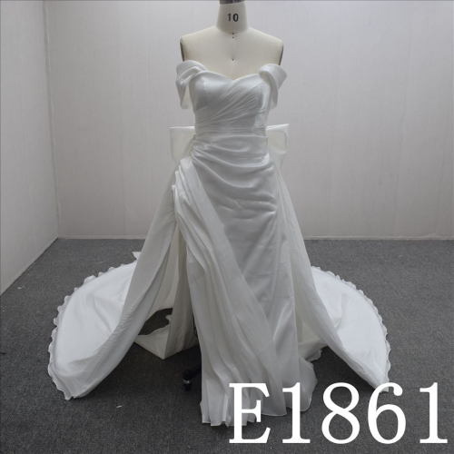 2024 new collection princess style wedding dress with Off Shoulder bridal gown