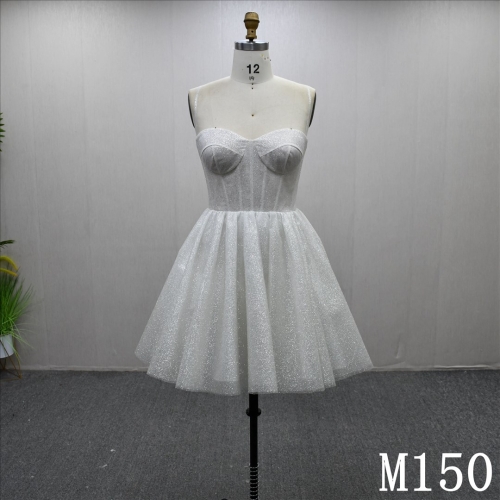 2025 Elegant Detachable Shoulder Straps Unique Design Sweet Short Skirt