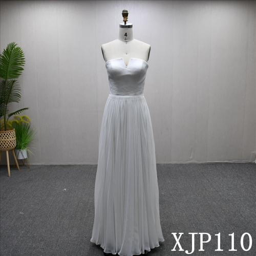 2025 Simple Plain Two-piece Sheath Fashion High Quality Bridal Dress
