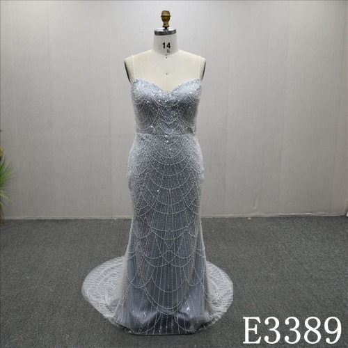 2025 Luxury Lace And Beaded Bones High Quality Popular Elegant Sheath Mermaid