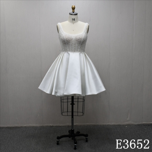 2025 Illusion Square Beaded And Sequins A-line Hot-selling Short Skirt
