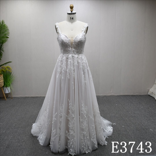 2025 Ivory, nude and pink elegant V-neck A-line dress high quality fashion