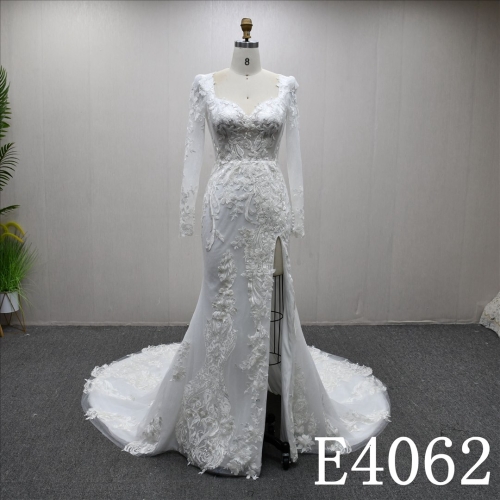 2025 New Sweetheart Neckline Mermaid Slim Fit Wedding Dress Evening Gown