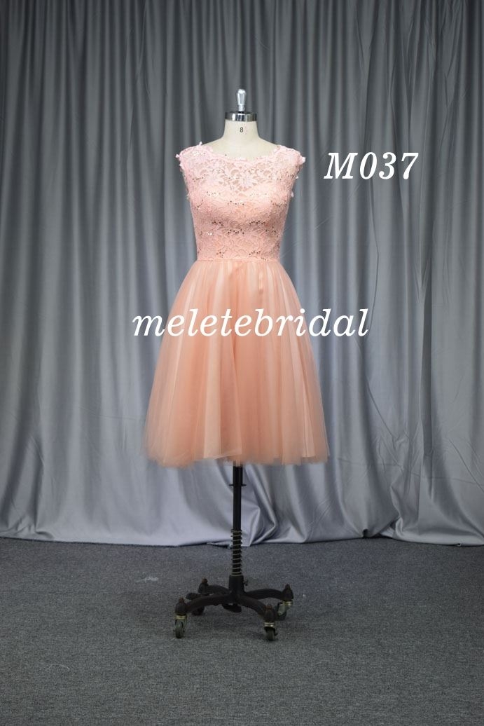 Wholesale price pink color cocktail dress