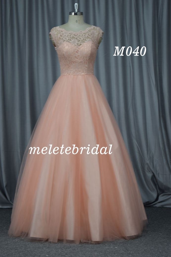 Wholesale price pink color cocktail dress floor length gown