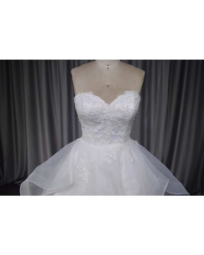 Sweetheart Neckline lace and beading ball gown, factory made whole sale price
