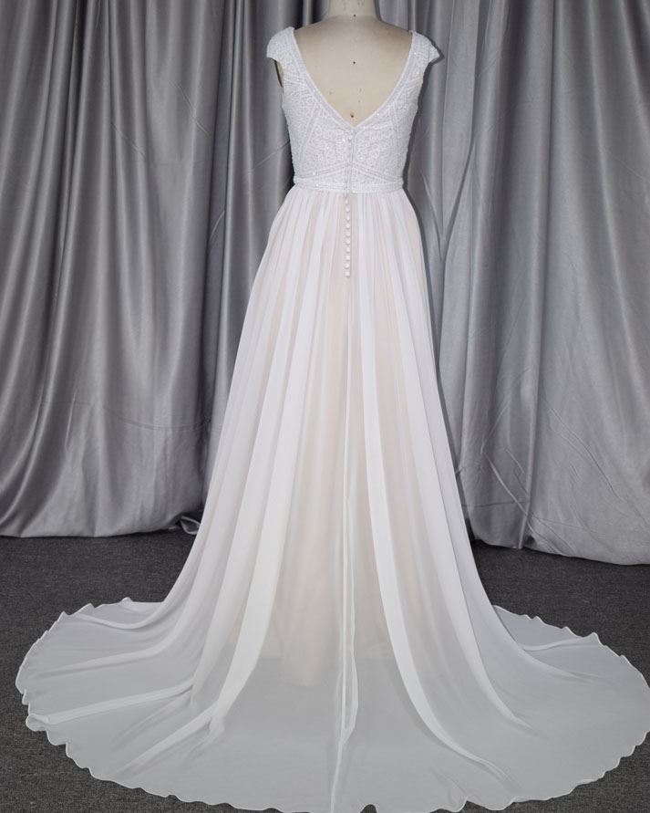 wholesales price chiffon fashion bridal dress
